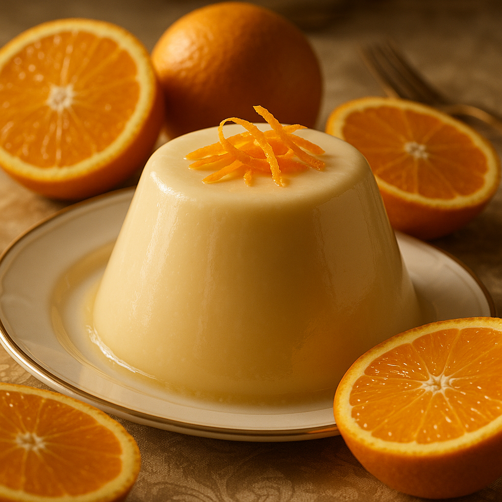 Pomarańczowa panna cotta: Delikatność i smak w jednym