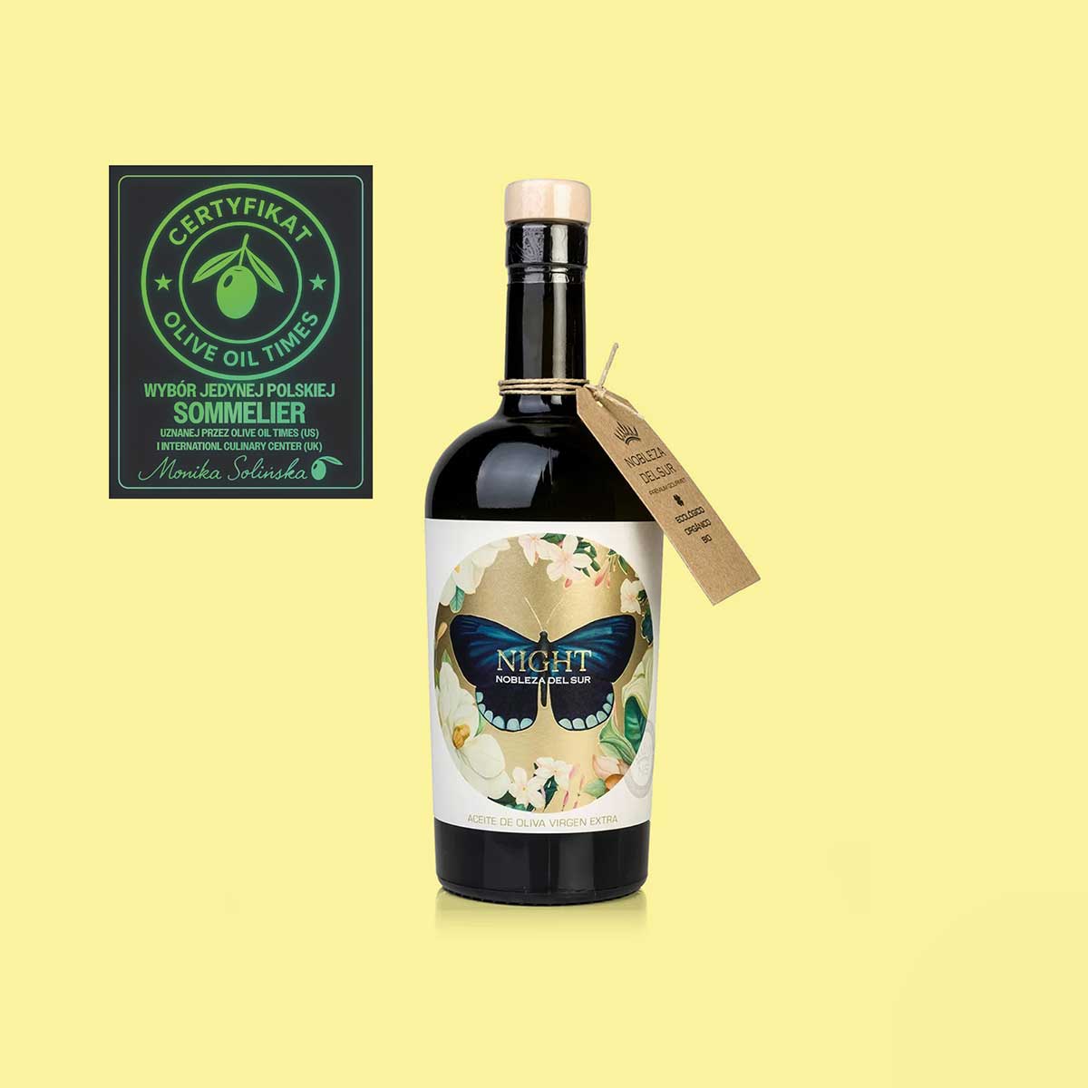 ECO NIGHT Nobleza del Sur - ponad 600 mg/kg polifenoli - oliwa extra virgin 500 ml