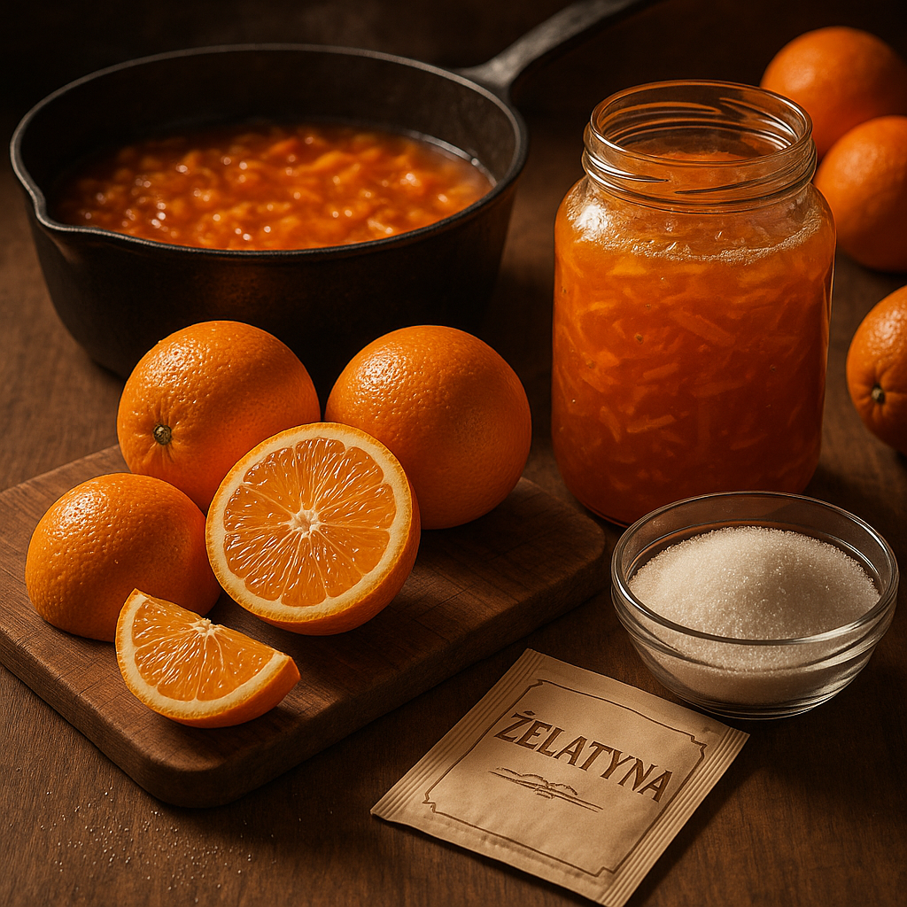 Jak zrobić domową marmoladę z pomarańczy?
